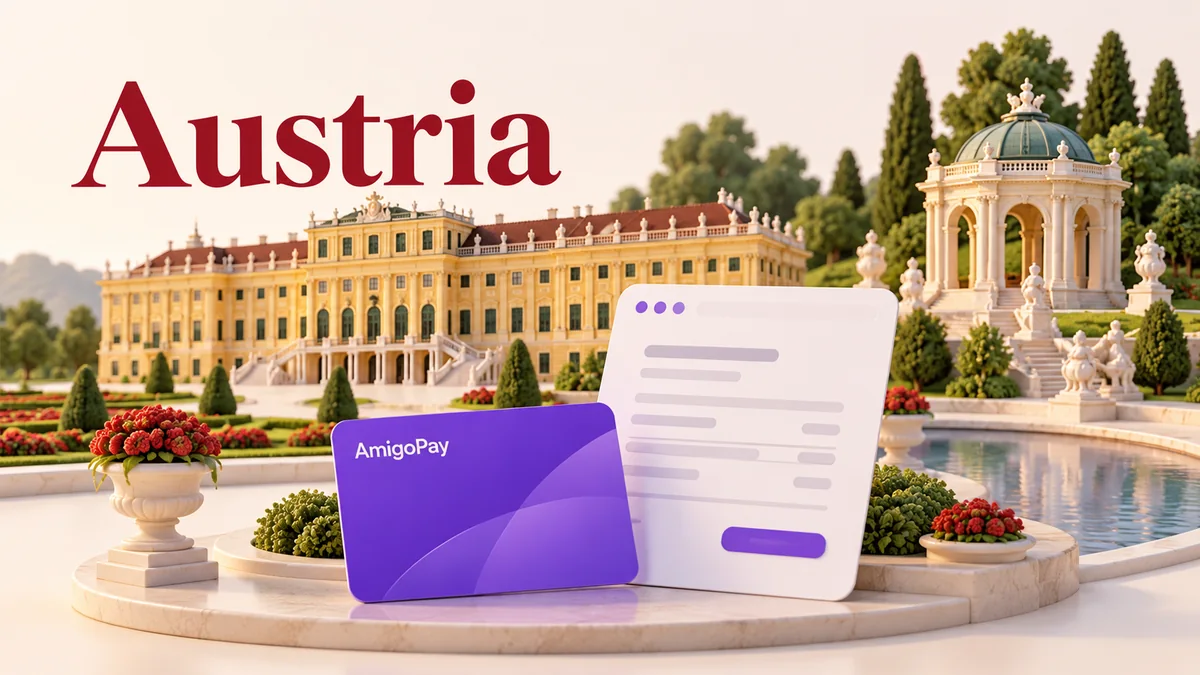 Австрия: Вена и онлайн-счёт и виртуальная карта AmigoPay