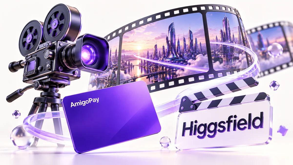 Как оплатить Higgsfield из России в 2026 году Higgsfield: камера и создание видео и виртуальная карта AmigoPay
