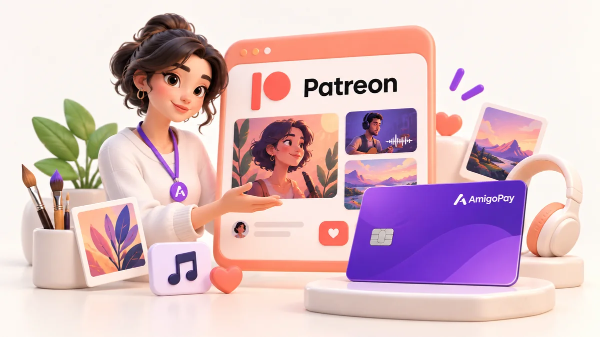 Patreon: материалы автора и подписка и виртуальная карта AmigoPay